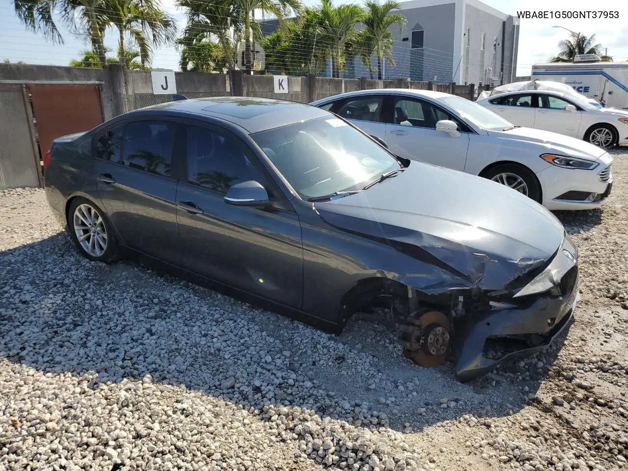 2016 BMW 320 I VIN: WBA8E1G50GNT37953 Lot: 56106875