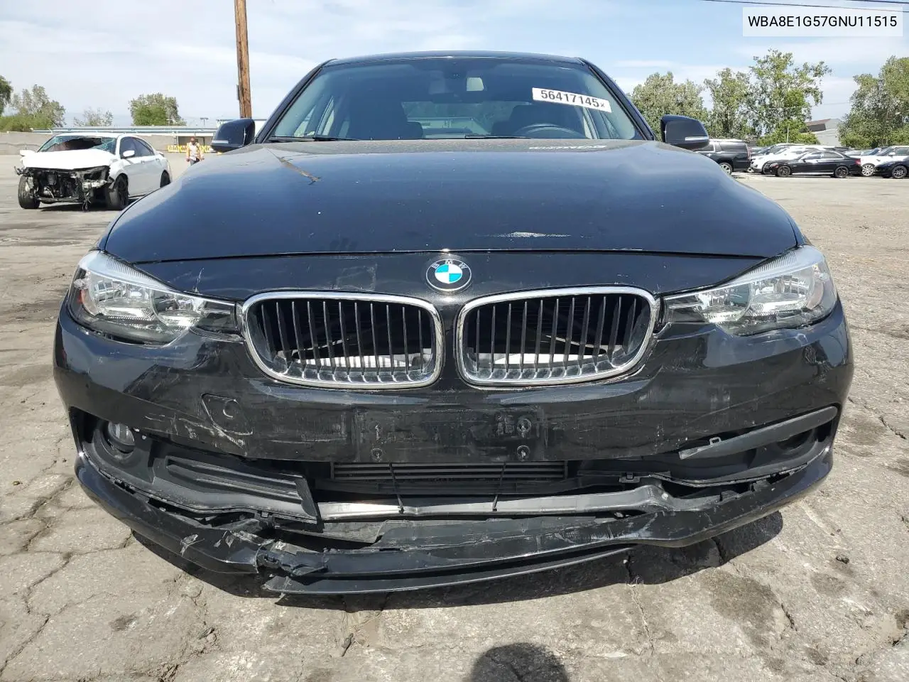 2016 BMW 320 I VIN: WBA8E1G57GNU11515 Lot: 56417145