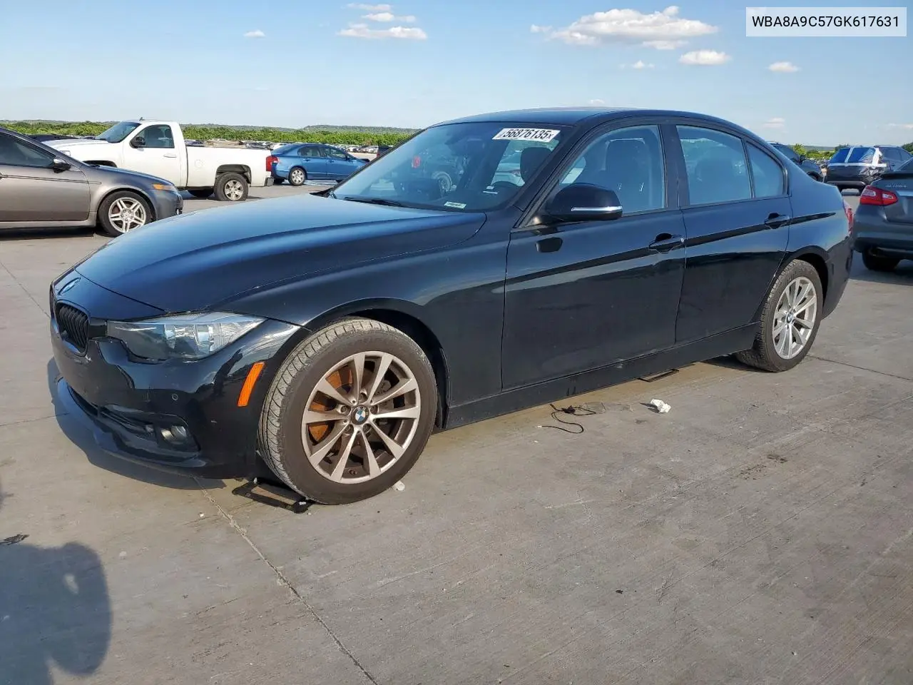 2016 BMW 320 I VIN: WBA8A9C57GK617631 Lot: 56876135