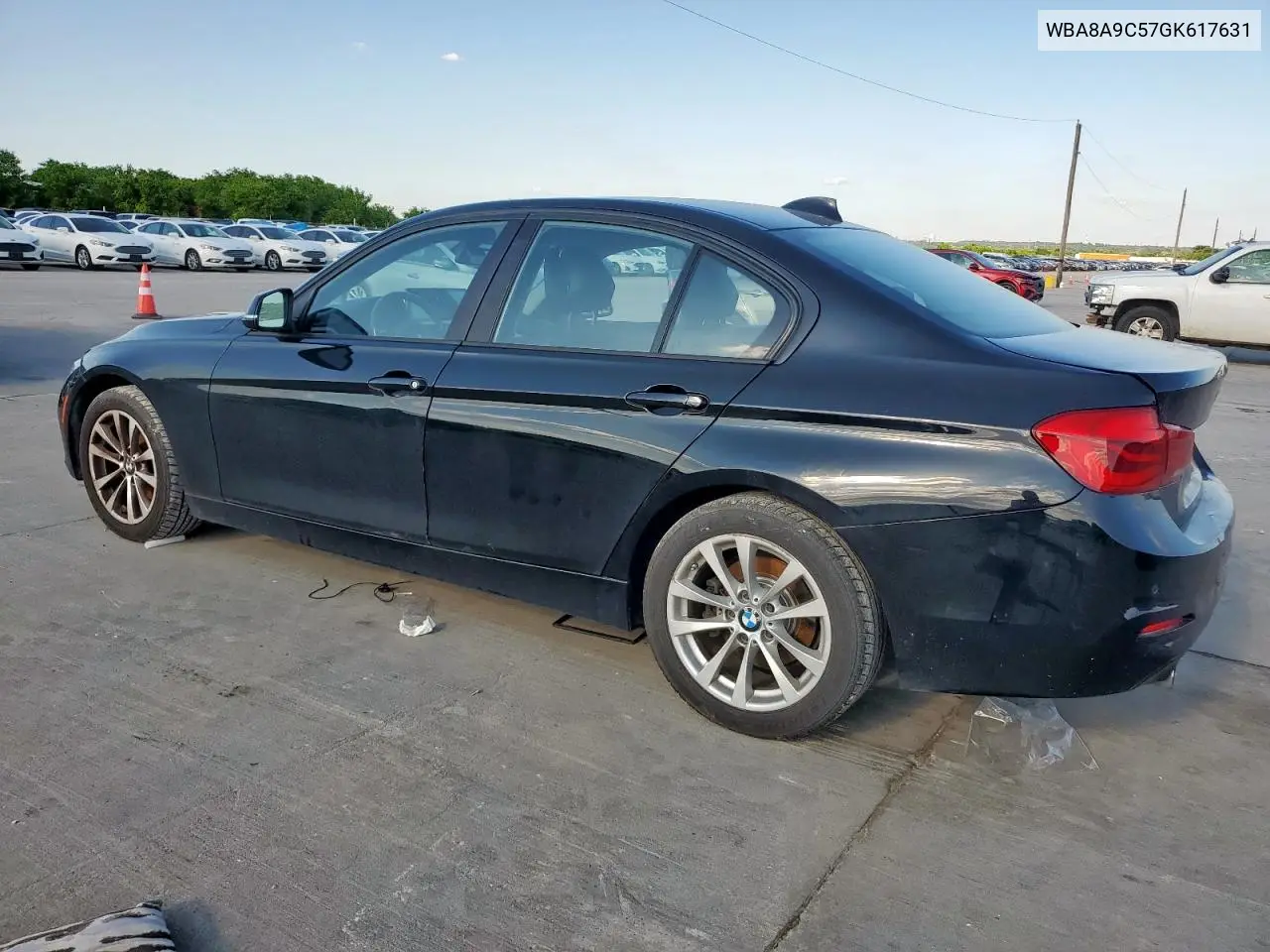 2016 BMW 320 I VIN: WBA8A9C57GK617631 Lot: 56876135