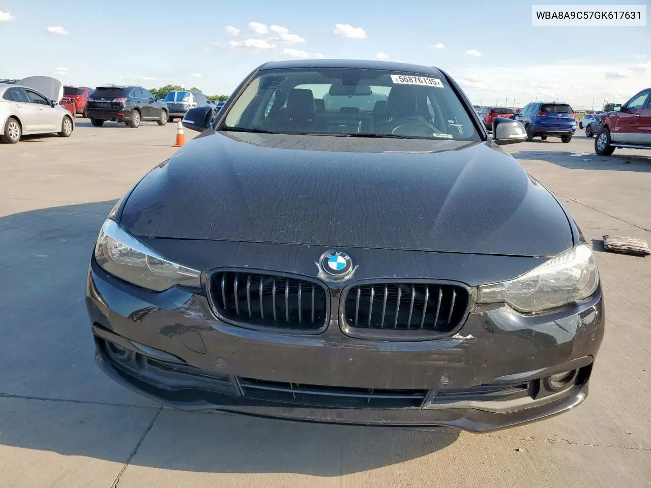 2016 BMW 320 I VIN: WBA8A9C57GK617631 Lot: 56876135