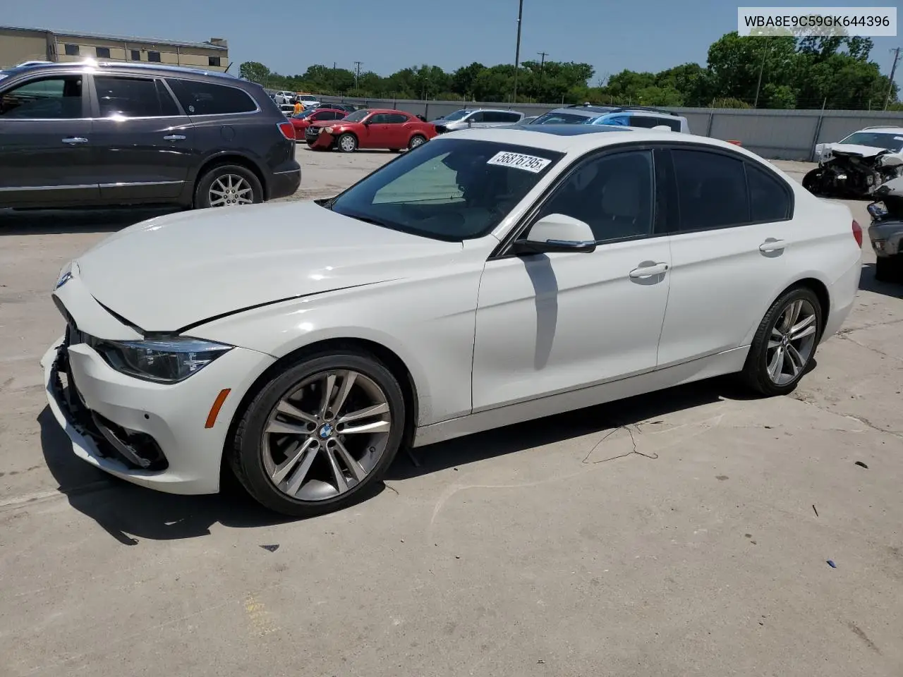 2016 BMW 328 I Sulev VIN: WBA8E9C59GK644396 Lot: 56876795