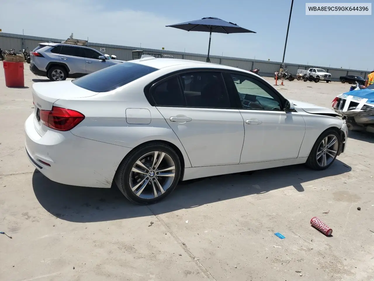 2016 BMW 328 I Sulev VIN: WBA8E9C59GK644396 Lot: 56876795
