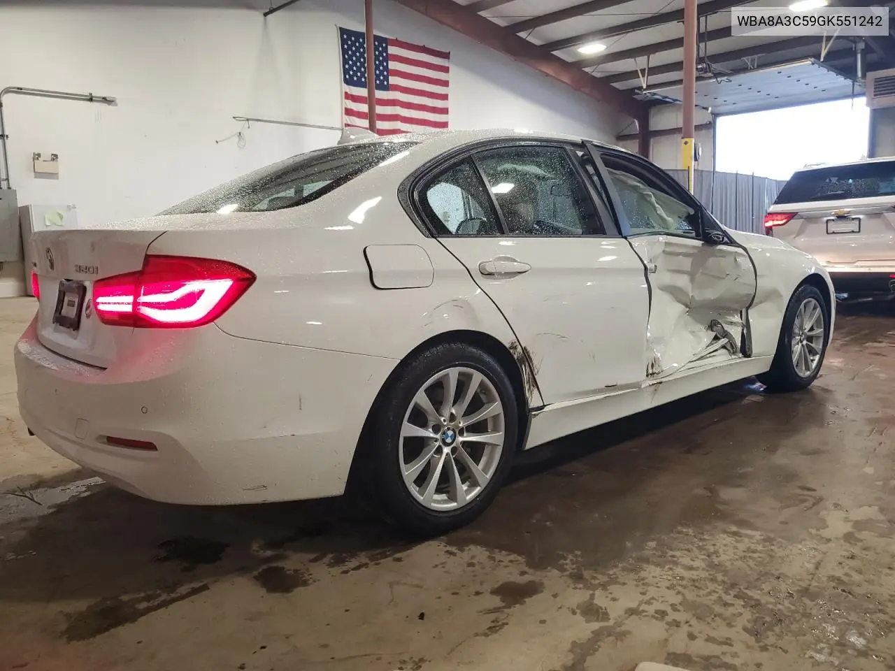 2016 BMW 320 Xi VIN: WBA8A3C59GK551242 Lot: 56939365