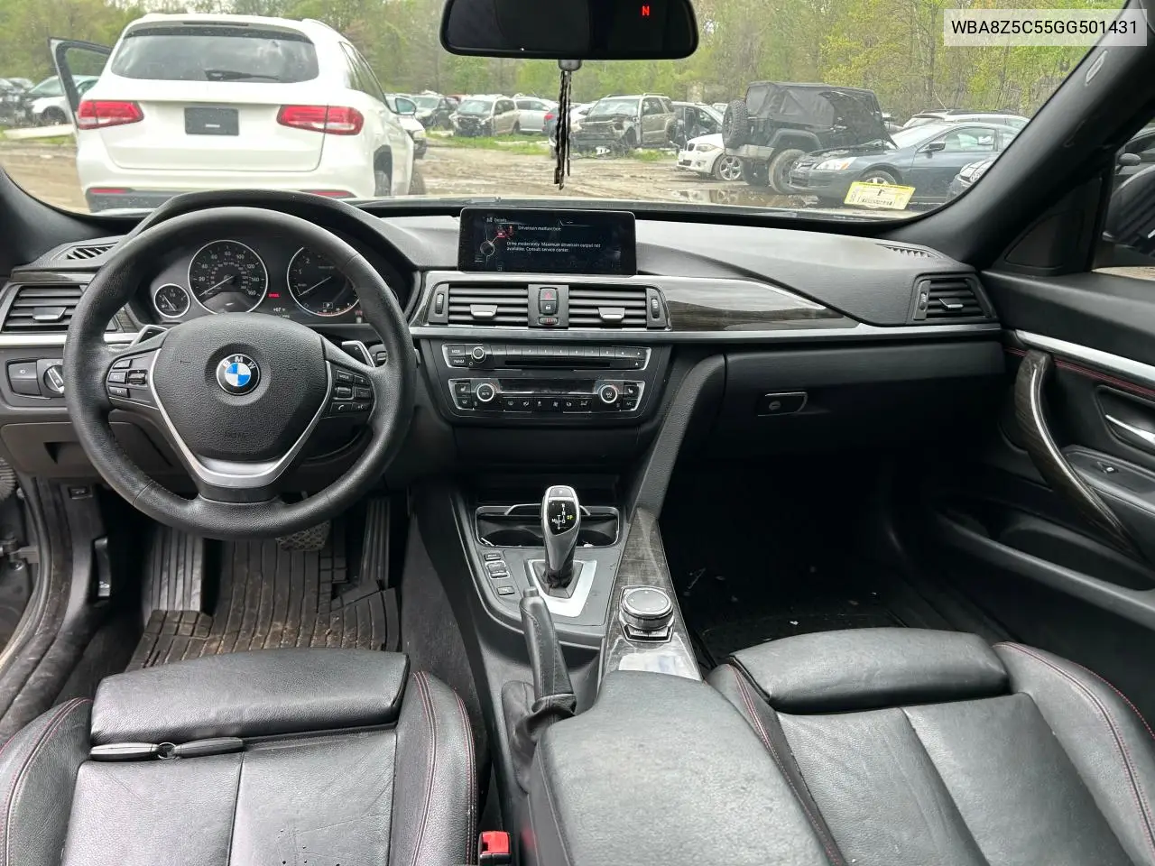 2016 BMW 328 Xigt Sulev VIN: WBA8Z5C55GG501431 Lot: 57248235