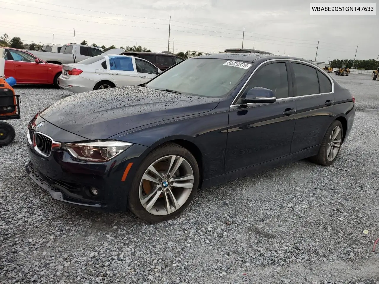 2016 BMW 328 I Sulev VIN: WBA8E9G51GNT47633 Lot: 62822875