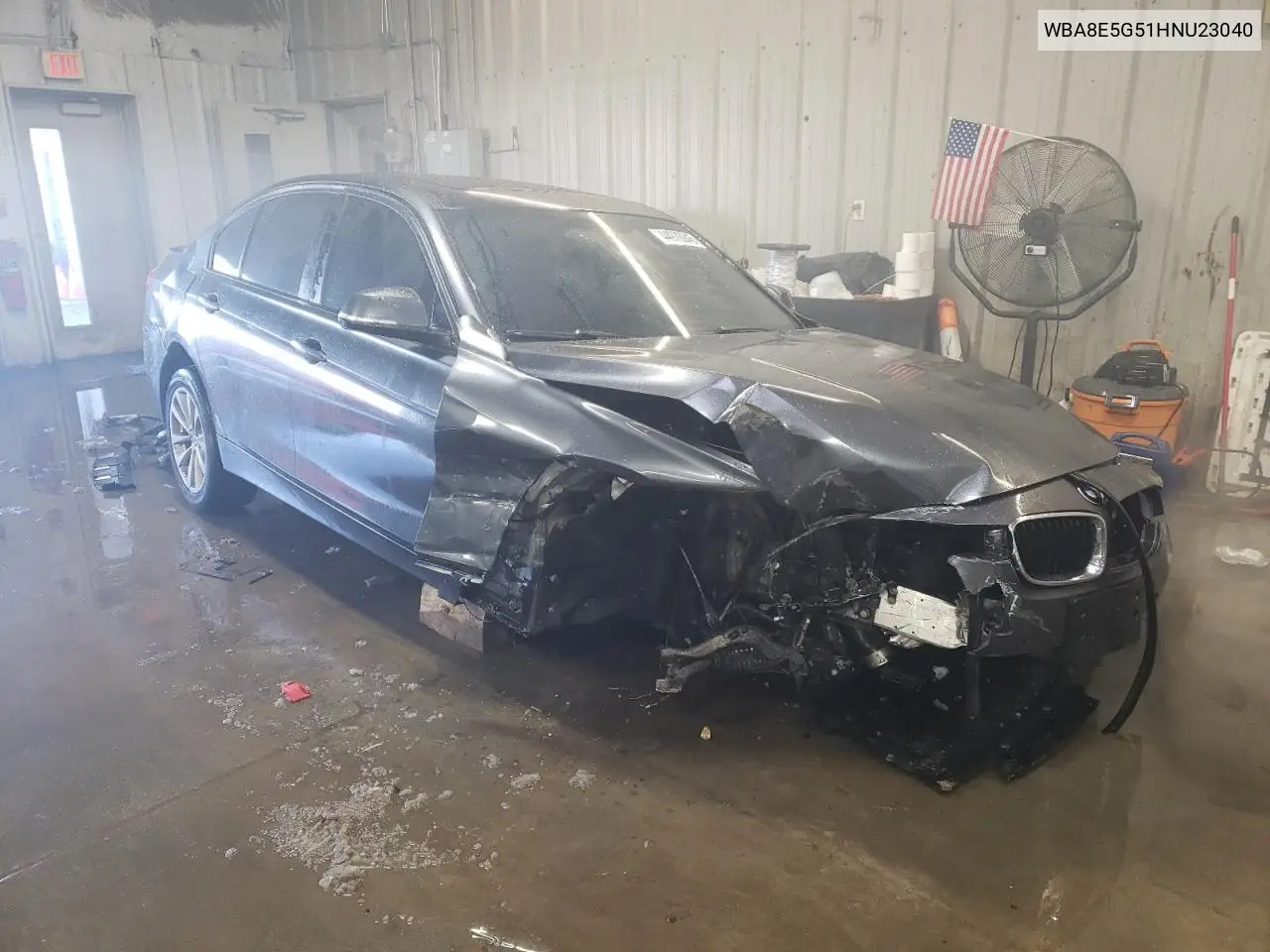 2017 BMW 320 Xi VIN: WBA8E5G51HNU23040 Lot: 44976945