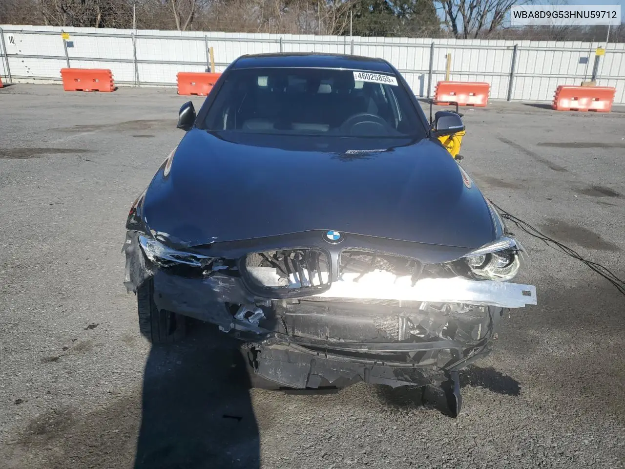 2017 BMW 330 Xi VIN: WBA8D9G53HNU59712 Lot: 46025855
