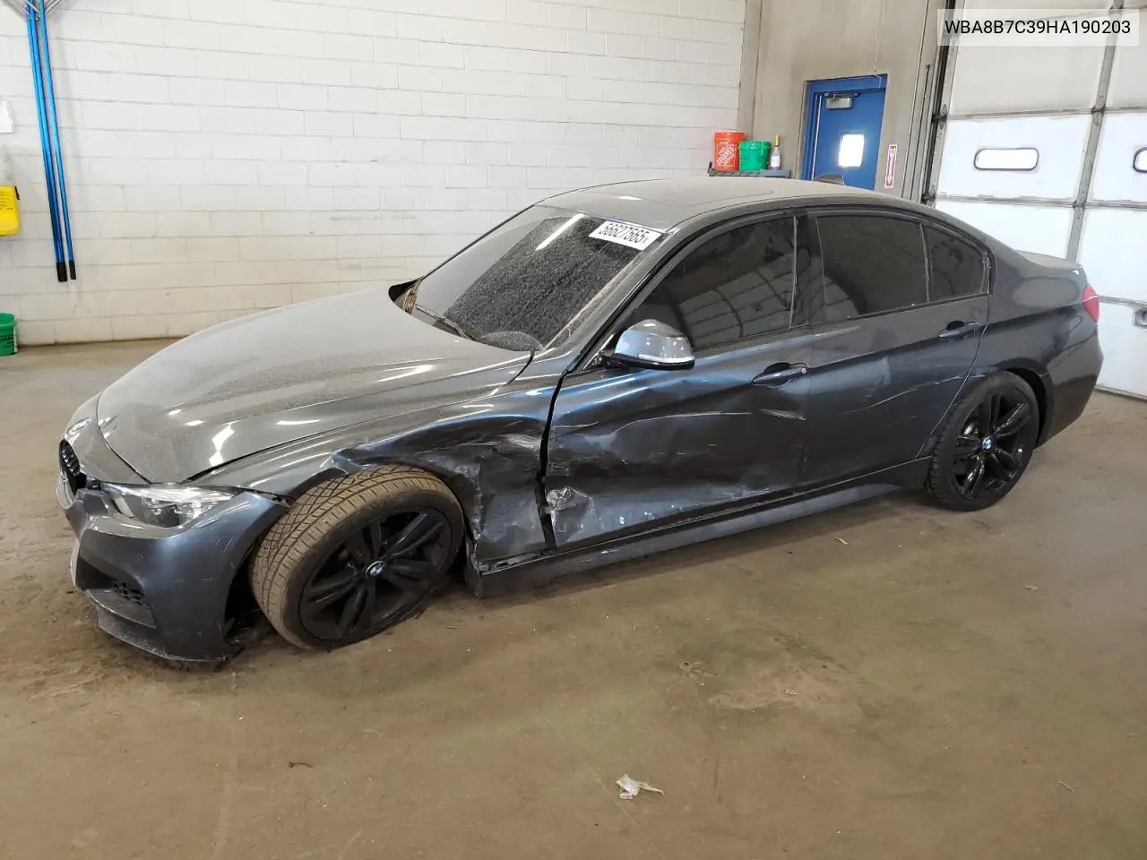 2017 BMW 340 Xi VIN: WBA8B7C39HA190203 Lot: 56627565