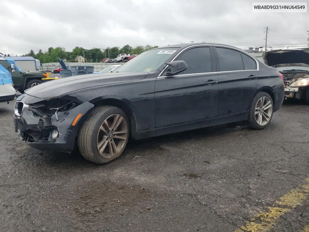 2017 BMW 330 Xi VIN: WBA8D9G31HNU64549 Lot: 56671855
