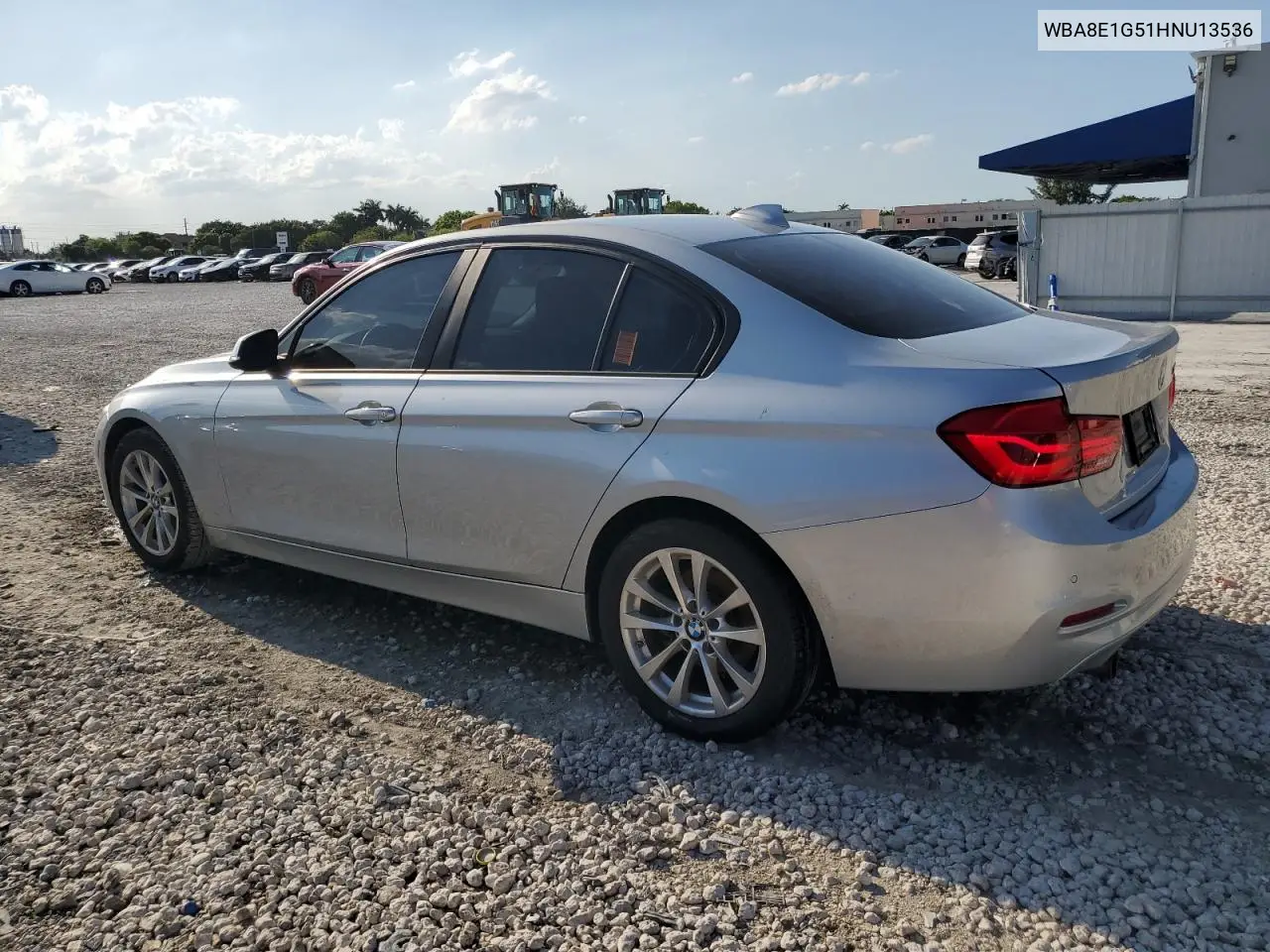 2017 BMW 320 I VIN: WBA8E1G51HNU13536 Lot: 56776245