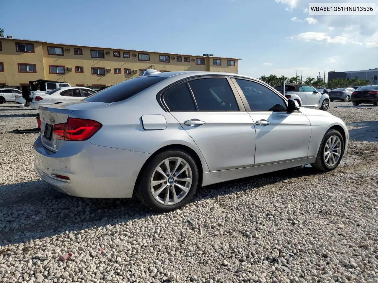 2017 BMW 320 I VIN: WBA8E1G51HNU13536 Lot: 56776245