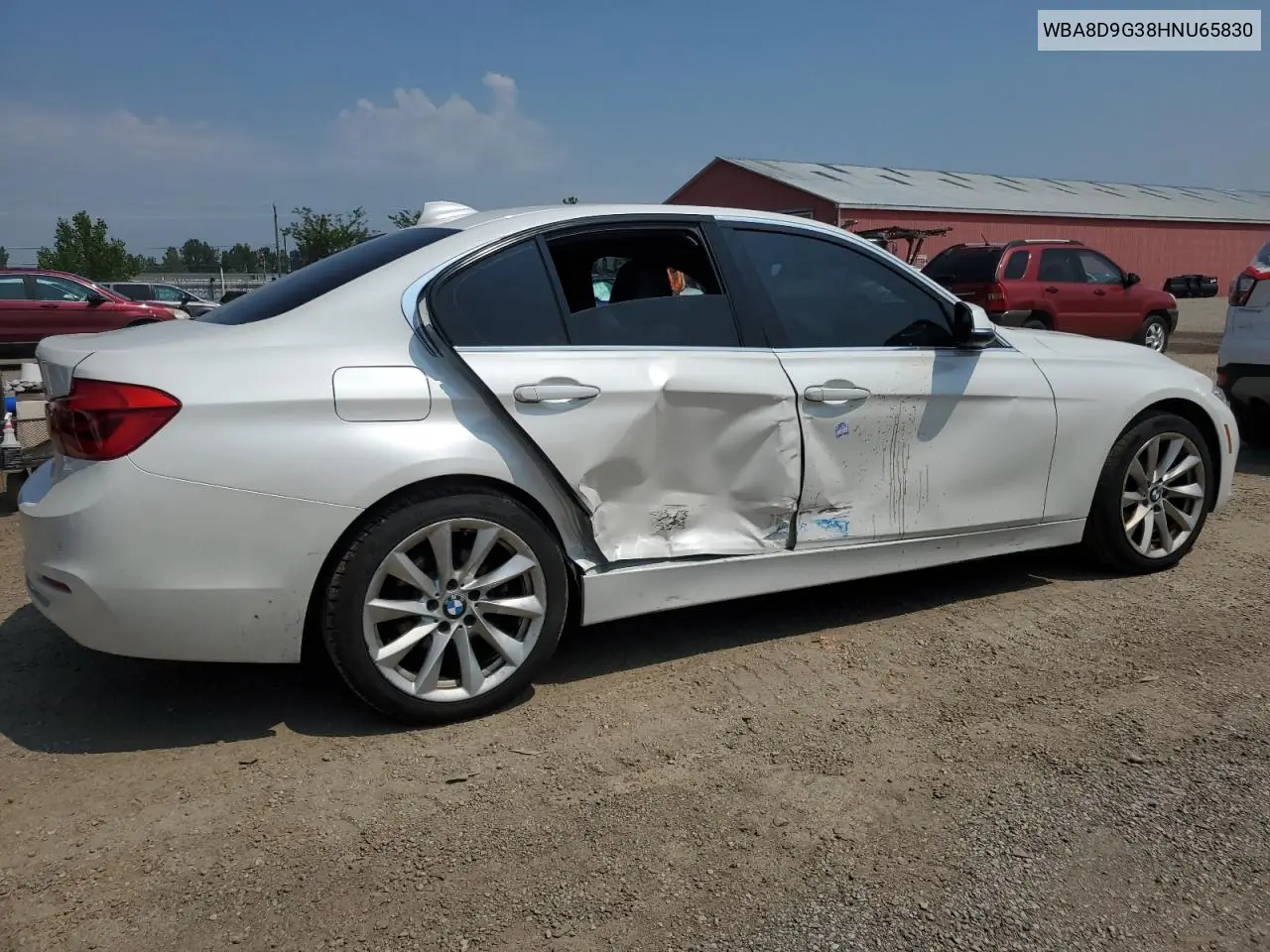 2017 BMW 330 Xi VIN: WBA8D9G38HNU65830 Lot: 62472135