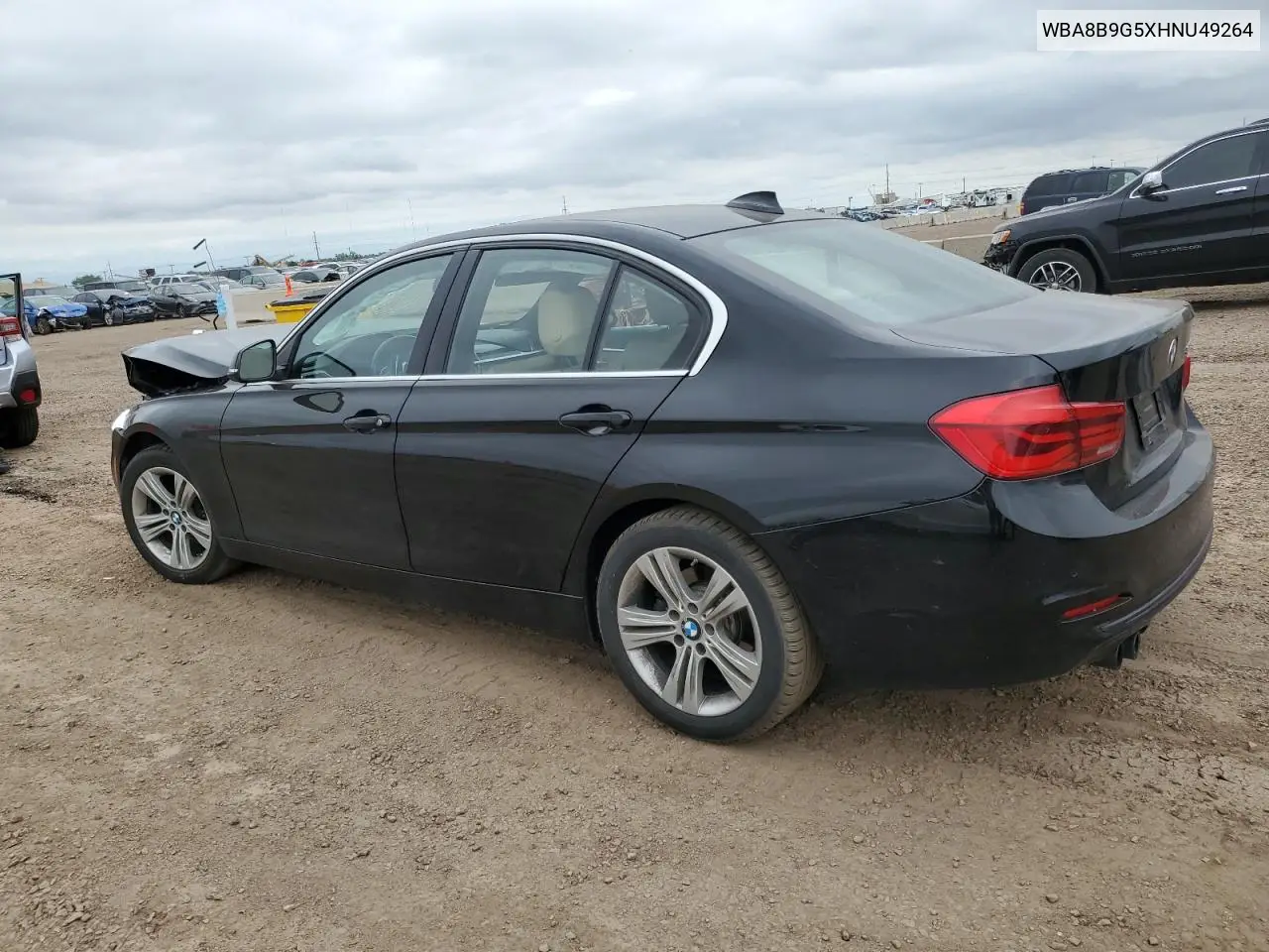 2017 BMW 330 I VIN: WBA8B9G5XHNU49264 Lot: 62866115