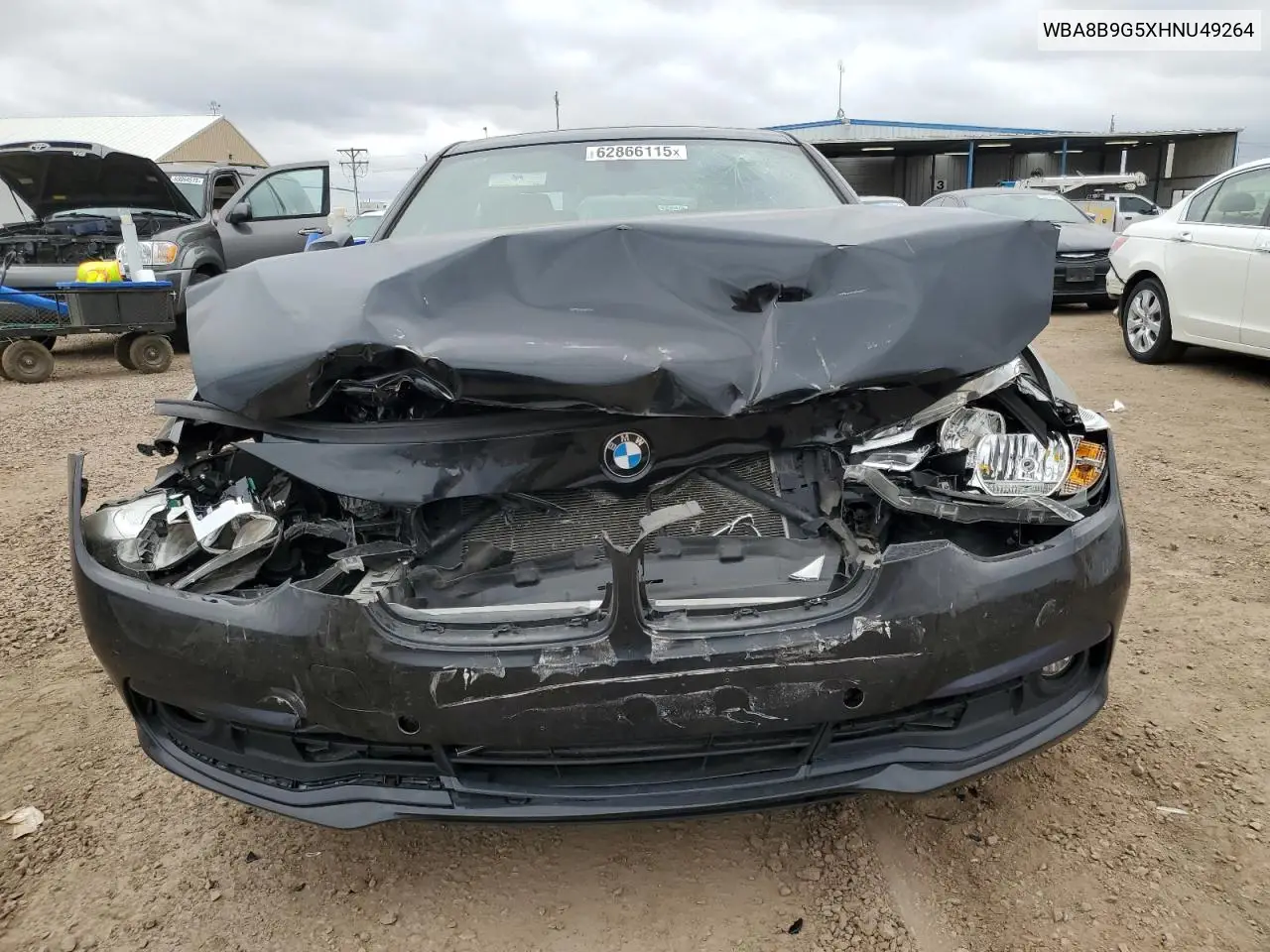 2017 BMW 330 I VIN: WBA8B9G5XHNU49264 Lot: 62866115