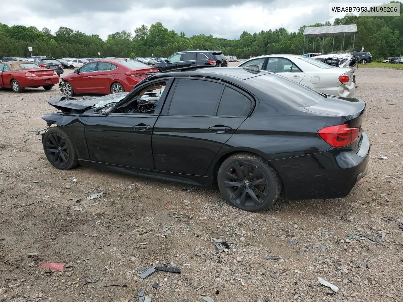 2018 BMW 340 Xi VIN: WBA8B7G53JNU95206 Lot: 56543925