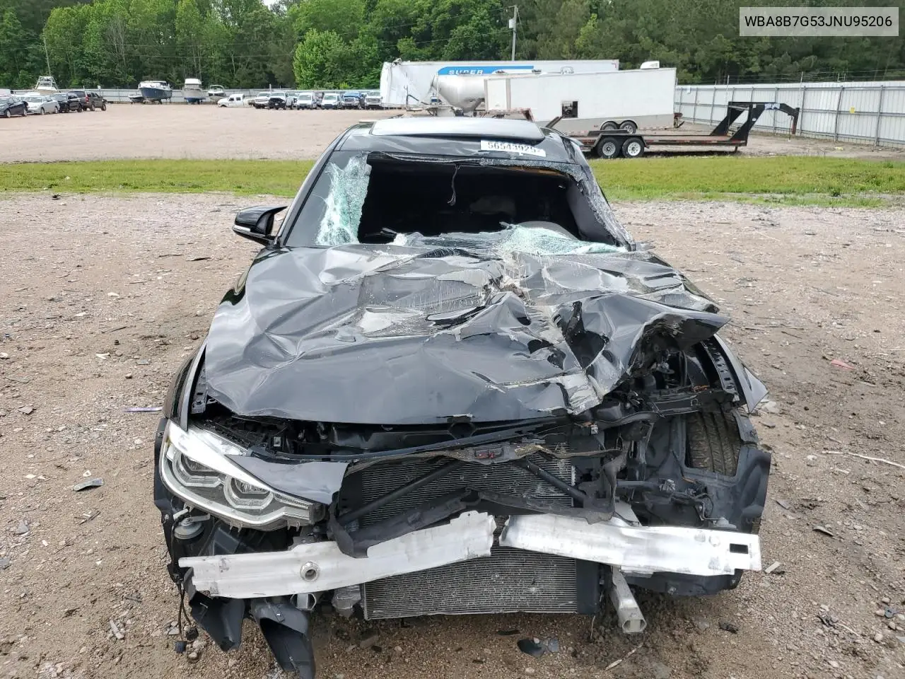 2018 BMW 340 Xi VIN: WBA8B7G53JNU95206 Lot: 56543925
