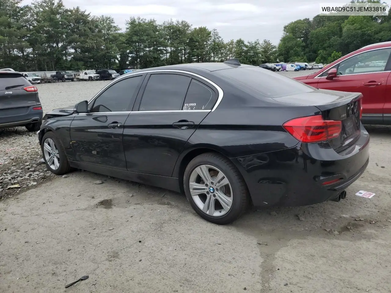 2018 BMW 330 Xi VIN: WBA8D9C51JEM33816 Lot: 62510625