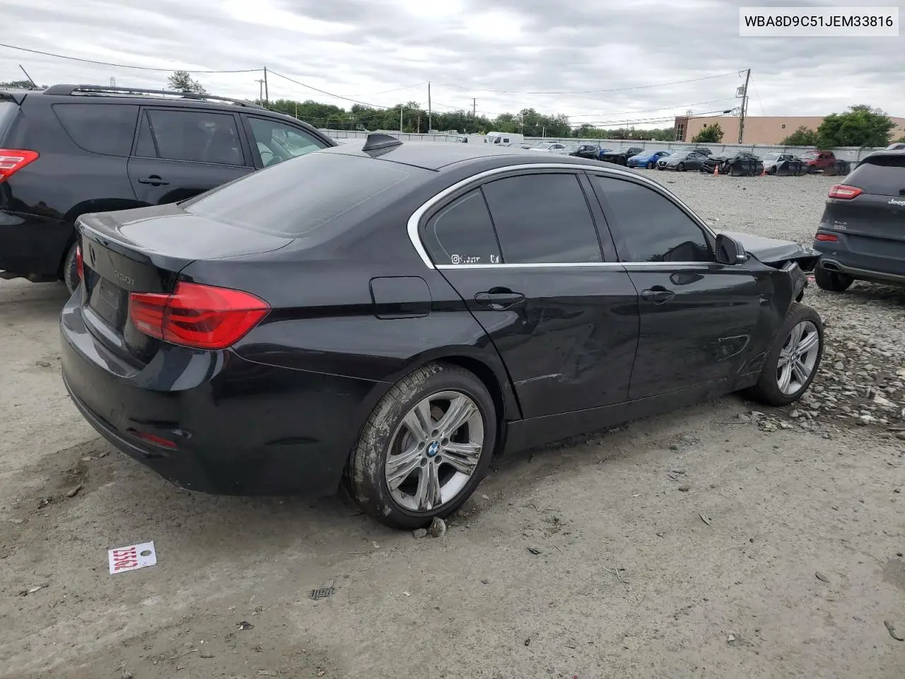 2018 BMW 330 Xi VIN: WBA8D9C51JEM33816 Lot: 62510625
