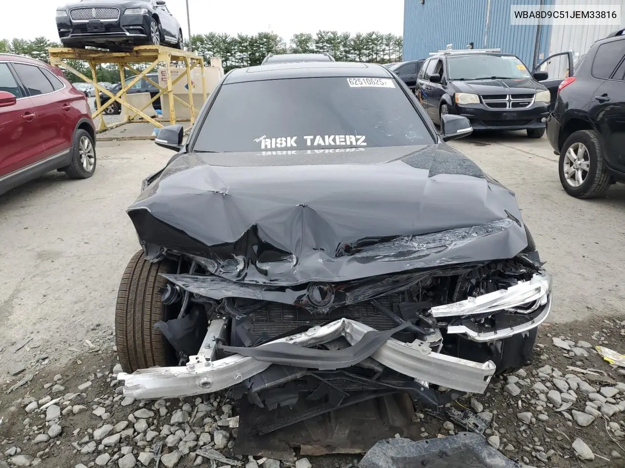 2018 BMW 330 Xi VIN: WBA8D9C51JEM33816 Lot: 62510625