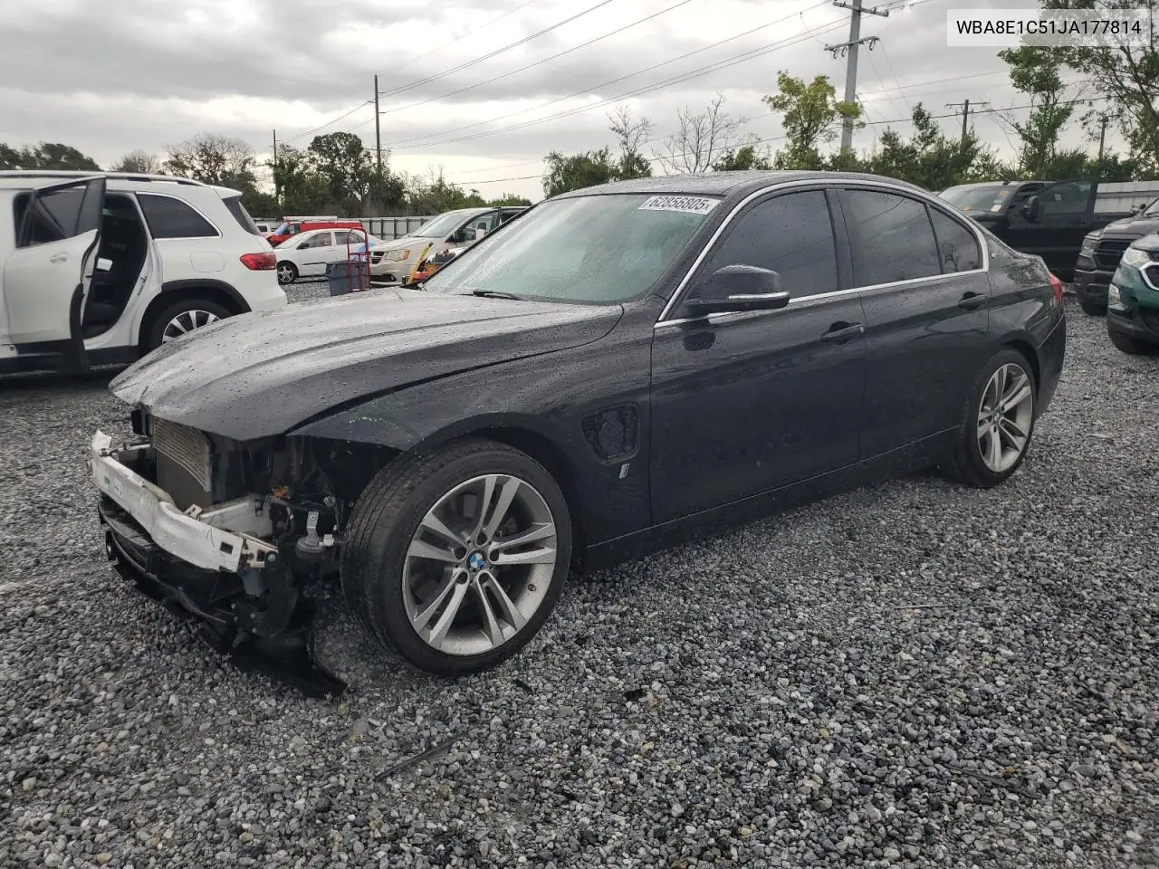 2018 BMW 330E VIN: WBA8E1C51JA177814 Lot: 62856805