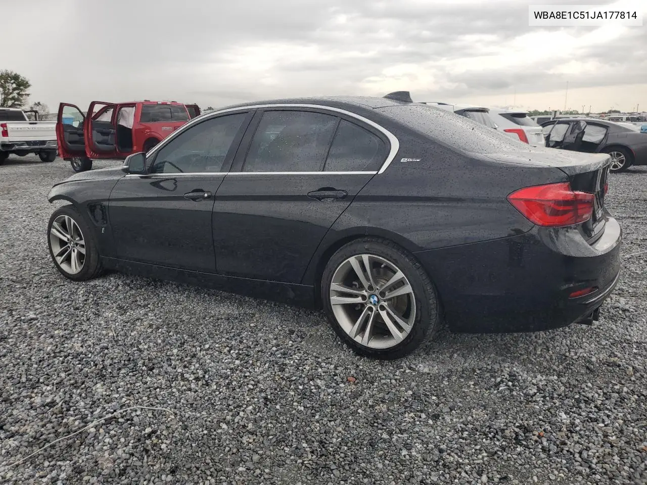 2018 BMW 330E VIN: WBA8E1C51JA177814 Lot: 62856805