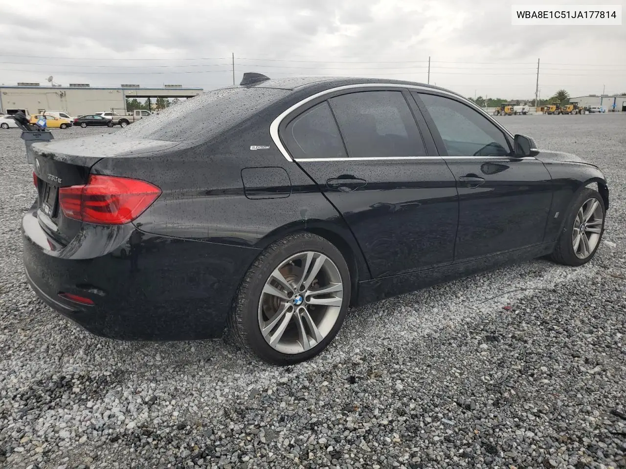 2018 BMW 330E VIN: WBA8E1C51JA177814 Lot: 62856805