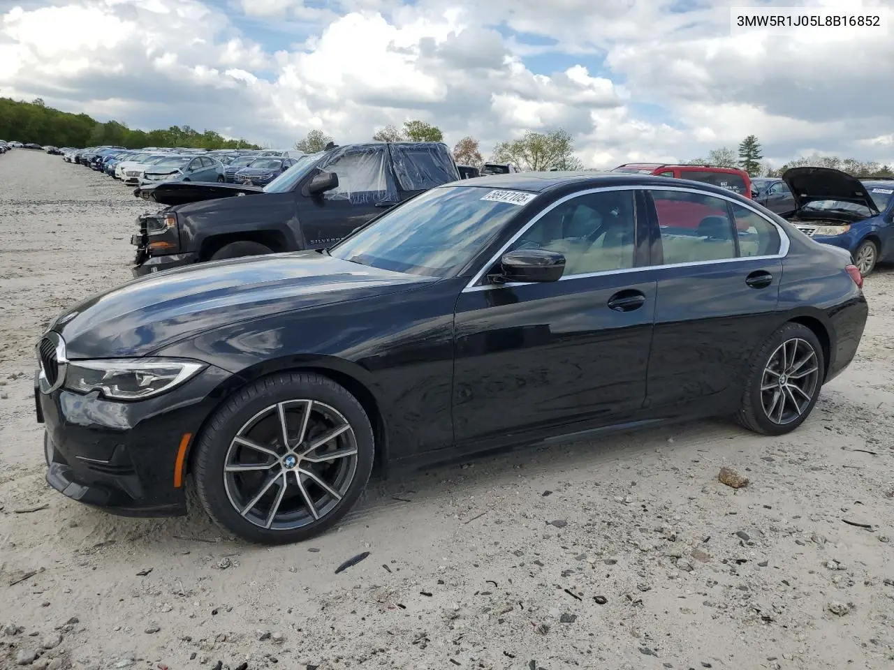 2020 BMW 330I VIN: 3MW5R1J05L8B16852 Lot: 56912105