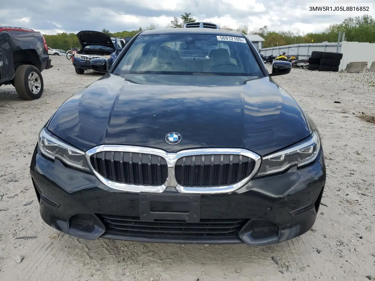 2020 BMW 330I VIN: 3MW5R1J05L8B16852 Lot: 56912105