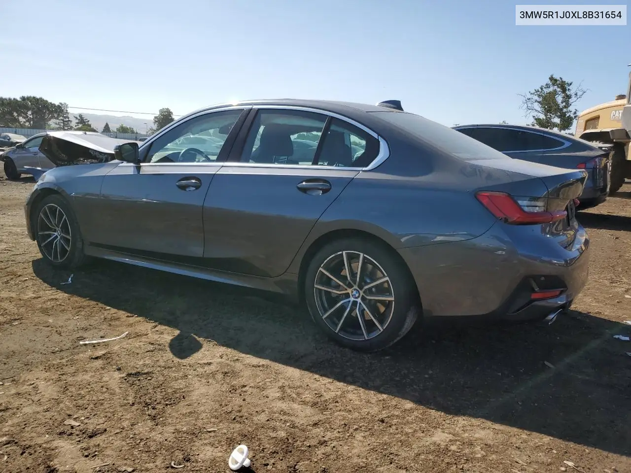 2020 BMW 330I VIN: 3MW5R1J0XL8B31654 Lot: 62222735