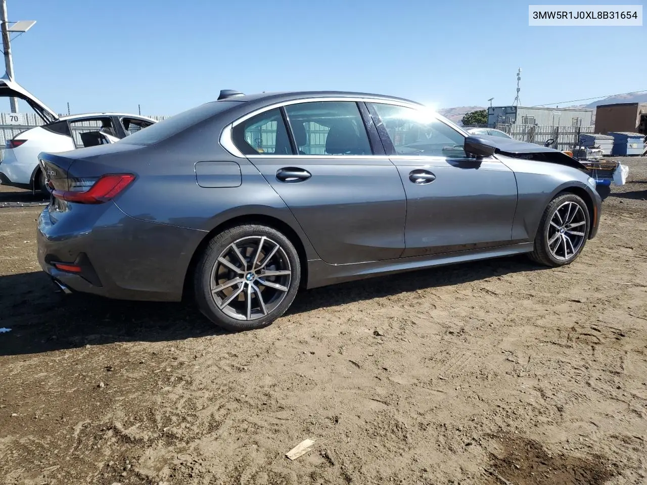 2020 BMW 330I VIN: 3MW5R1J0XL8B31654 Lot: 62222735