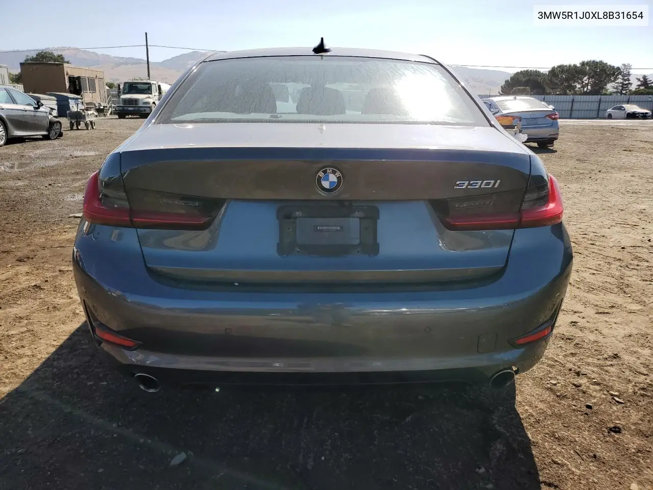 2020 BMW 330I VIN: 3MW5R1J0XL8B31654 Lot: 62222735