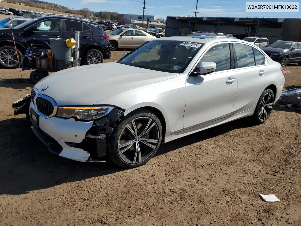 2021 BMW 330Xi VIN: WBA5R7C01MFK13622 Lot: 46520295