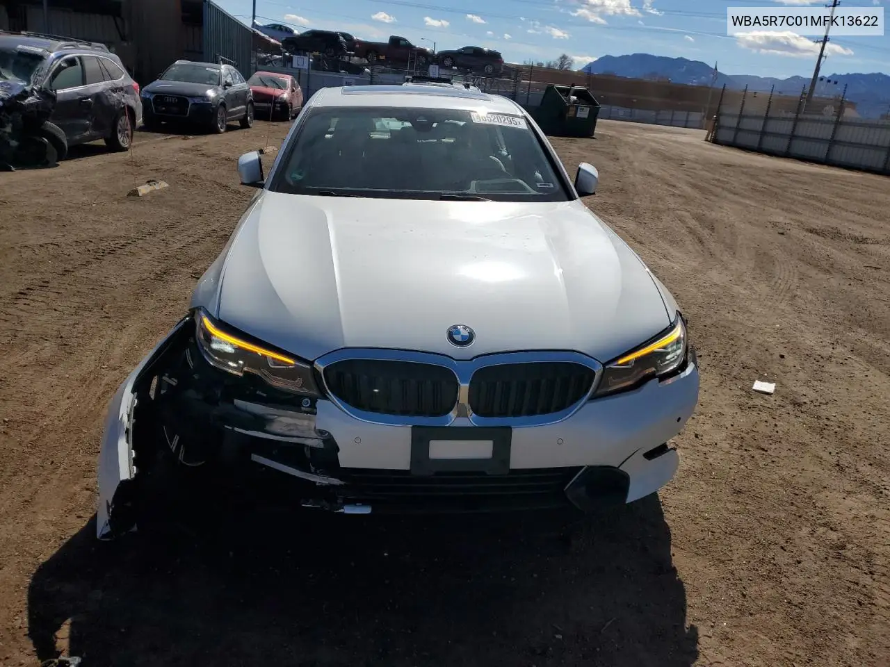 2021 BMW 330Xi VIN: WBA5R7C01MFK13622 Lot: 46520295