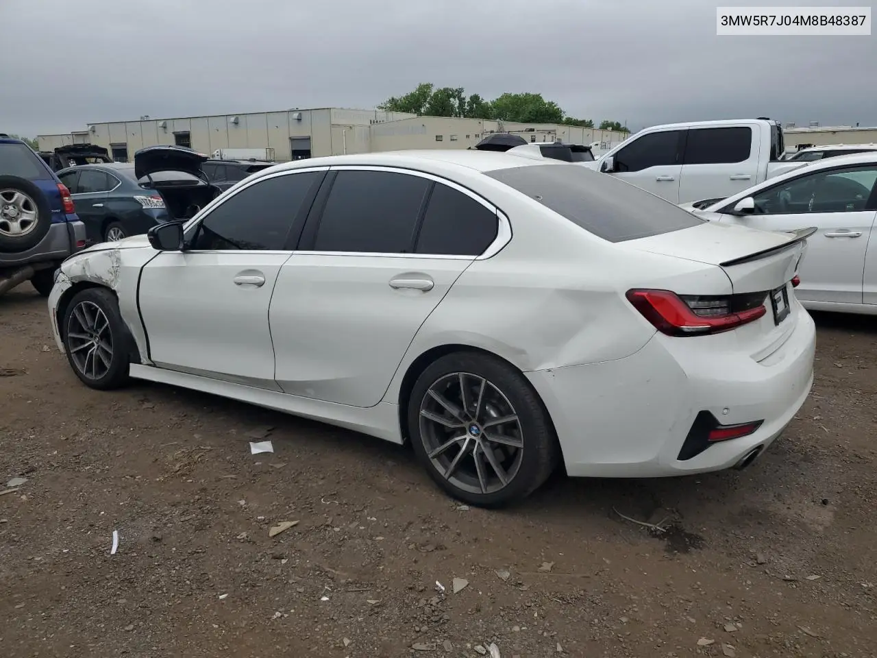 2021 BMW 330Xi VIN: 3MW5R7J04M8B48387 Lot: 56393935