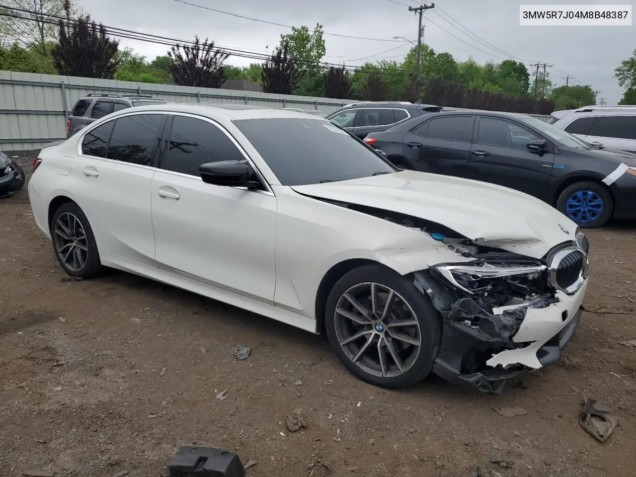2021 BMW 330Xi VIN: 3MW5R7J04M8B48387 Lot: 56393935