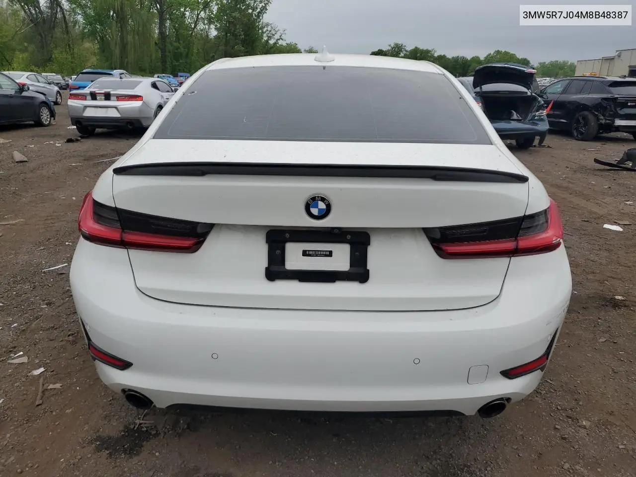 2021 BMW 330Xi VIN: 3MW5R7J04M8B48387 Lot: 56393935