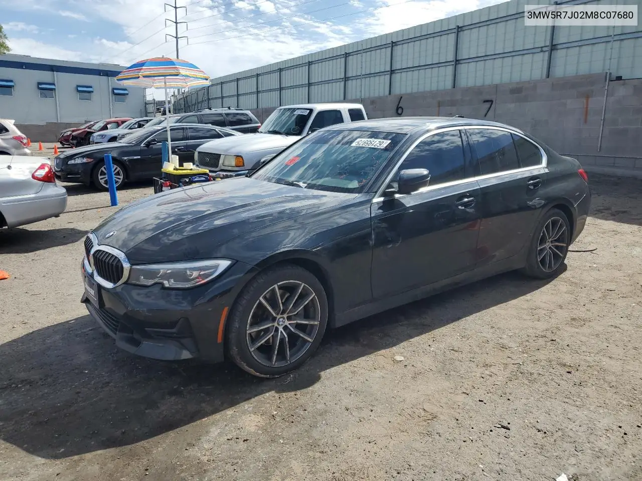 2021 BMW 330Xi VIN: 3MW5R7J02M8C07680 Lot: 62195975