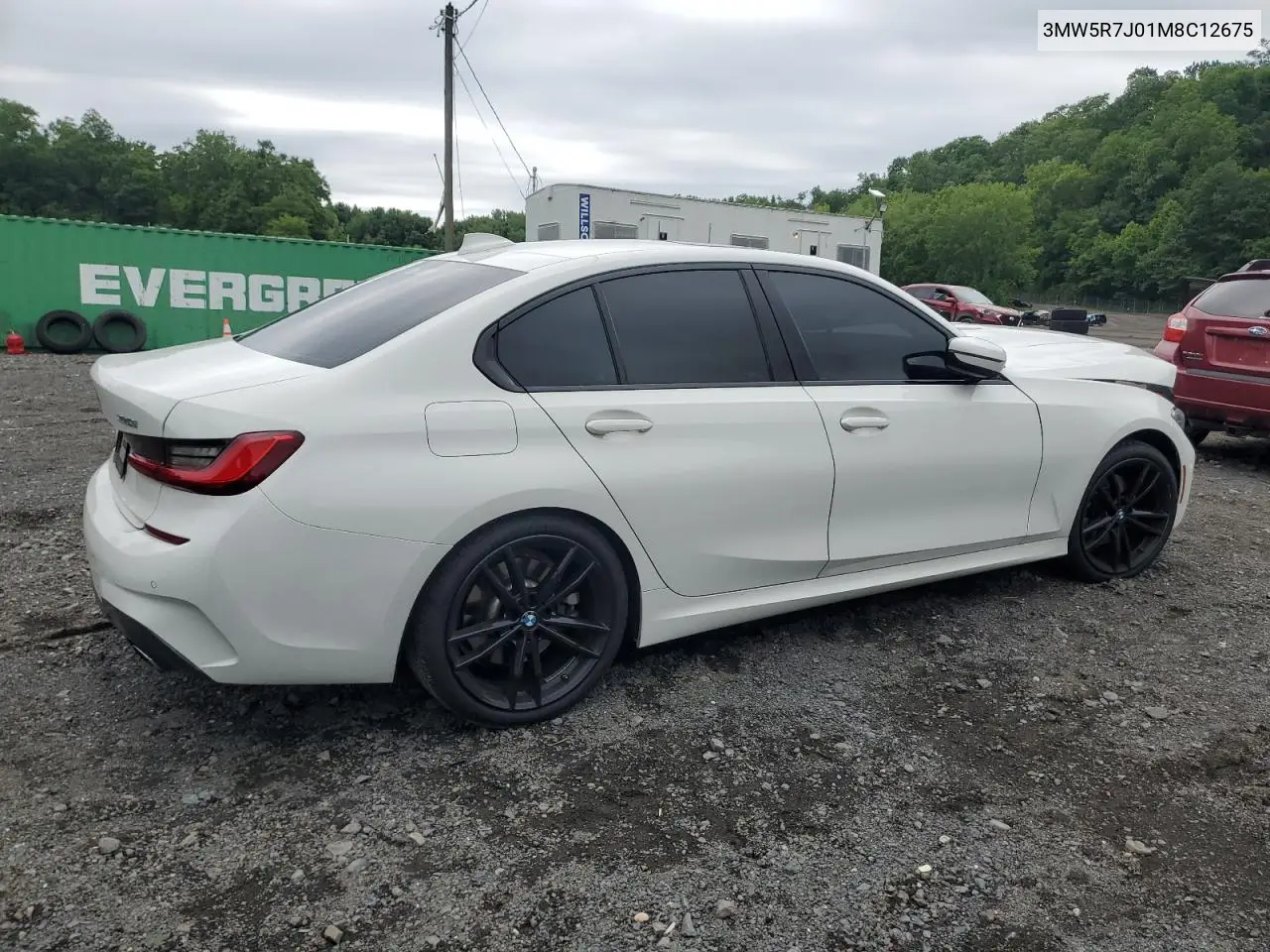 2021 BMW 330Xi VIN: 3MW5R7J01M8C12675 Lot: 62238205