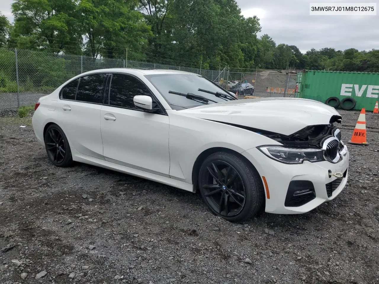 2021 BMW 330Xi VIN: 3MW5R7J01M8C12675 Lot: 62238205