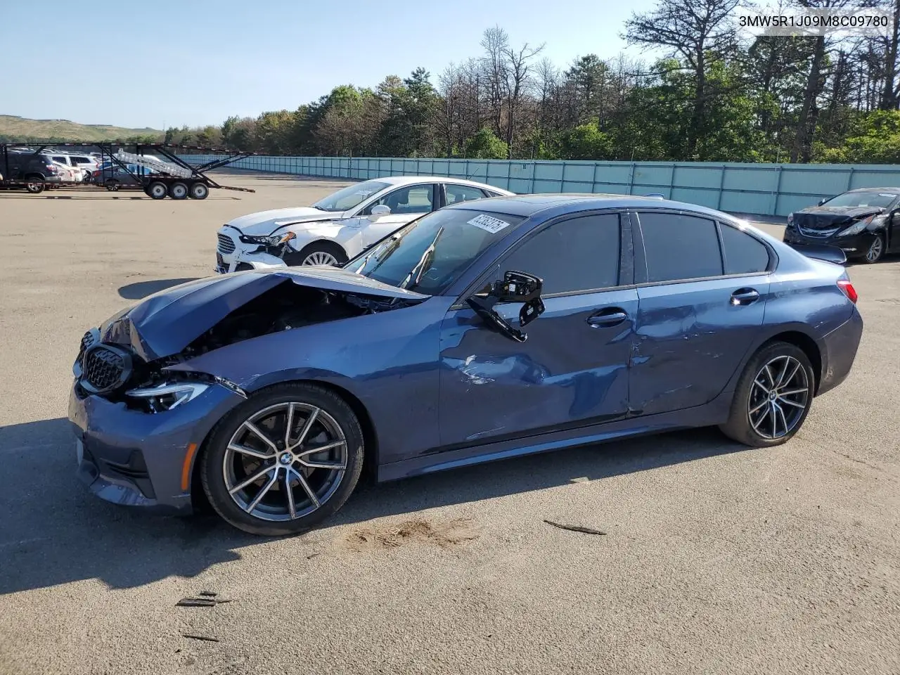 2021 BMW 330I VIN: 3MW5R1J09M8C09780 Lot: 62362375