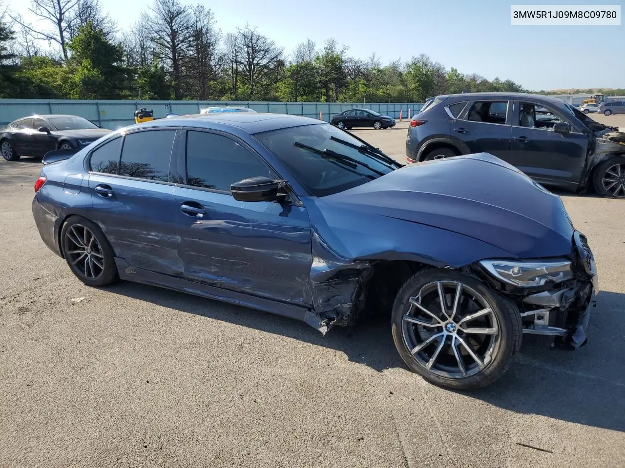 2021 BMW 330I VIN: 3MW5R1J09M8C09780 Lot: 62362375