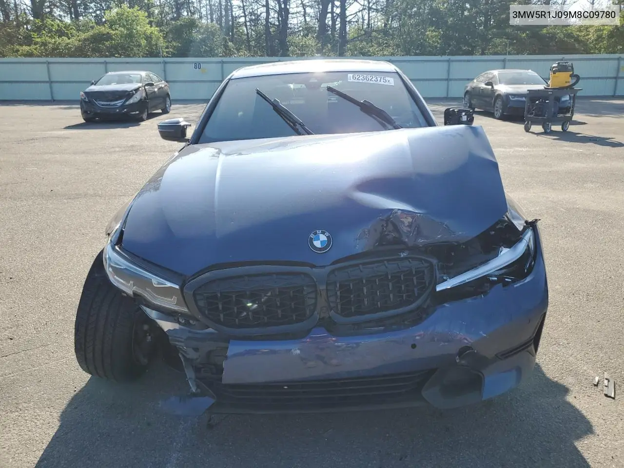 2021 BMW 330I VIN: 3MW5R1J09M8C09780 Lot: 62362375
