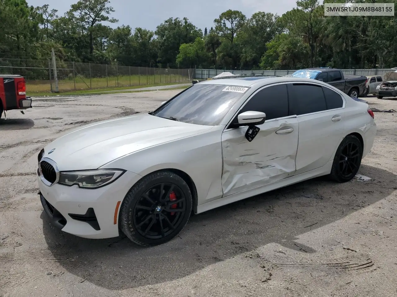 2021 BMW 330I VIN: 3MW5R1J09M8B48155 Lot: 62490865