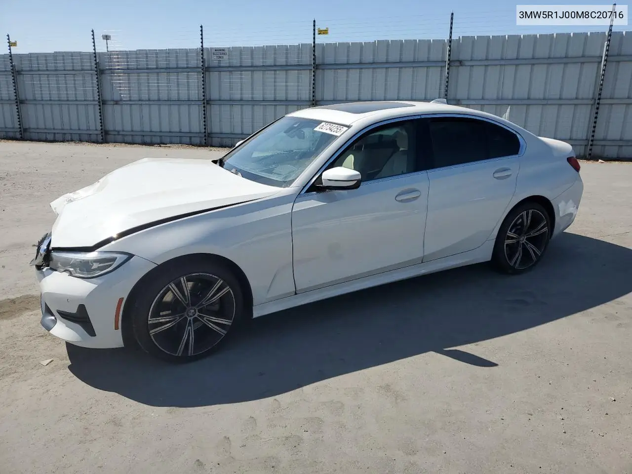 2021 BMW 330I VIN: 3MW5R1J00M8C20716 Lot: 62734255