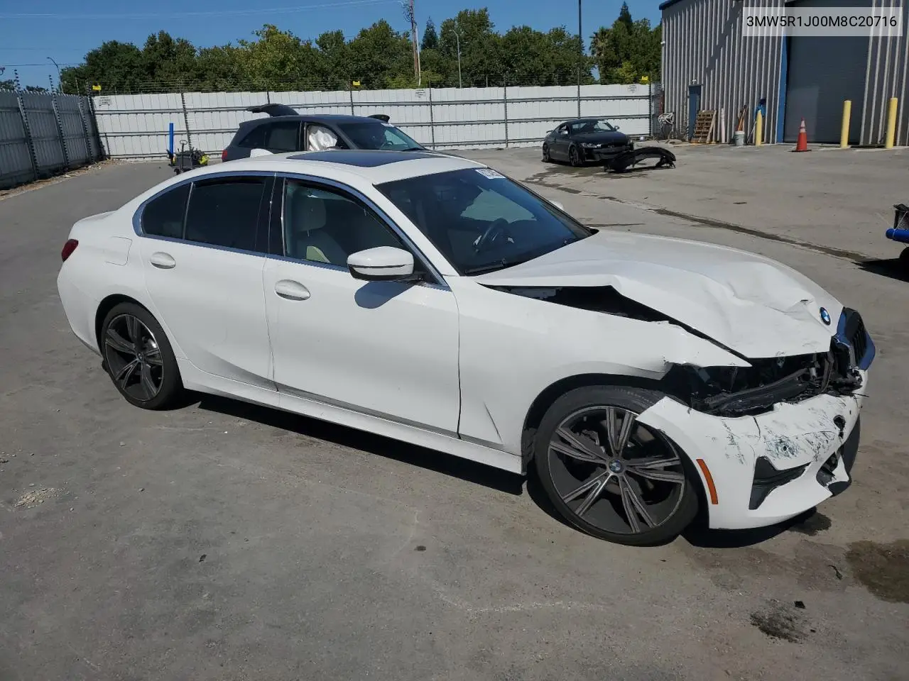 2021 BMW 330I VIN: 3MW5R1J00M8C20716 Lot: 62734255