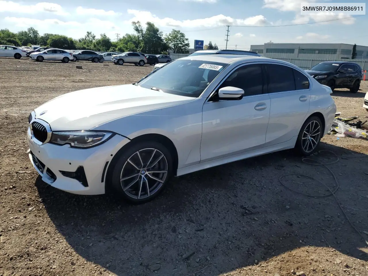 2021 BMW 330Xi VIN: 3MW5R7J09M8B86911 Lot: 62775085