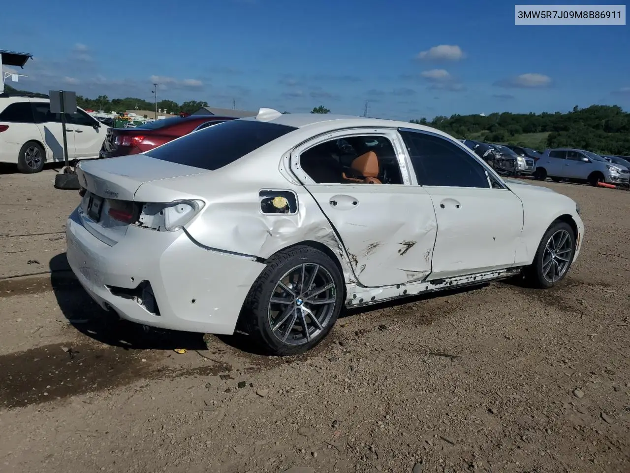 2021 BMW 330Xi VIN: 3MW5R7J09M8B86911 Lot: 62775085