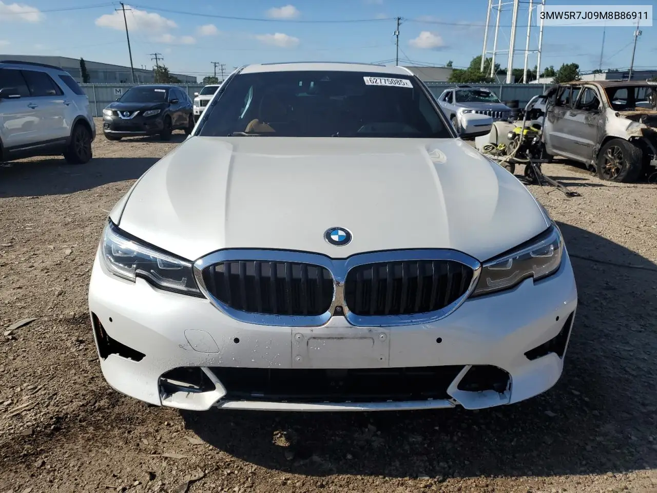 2021 BMW 330Xi VIN: 3MW5R7J09M8B86911 Lot: 62775085