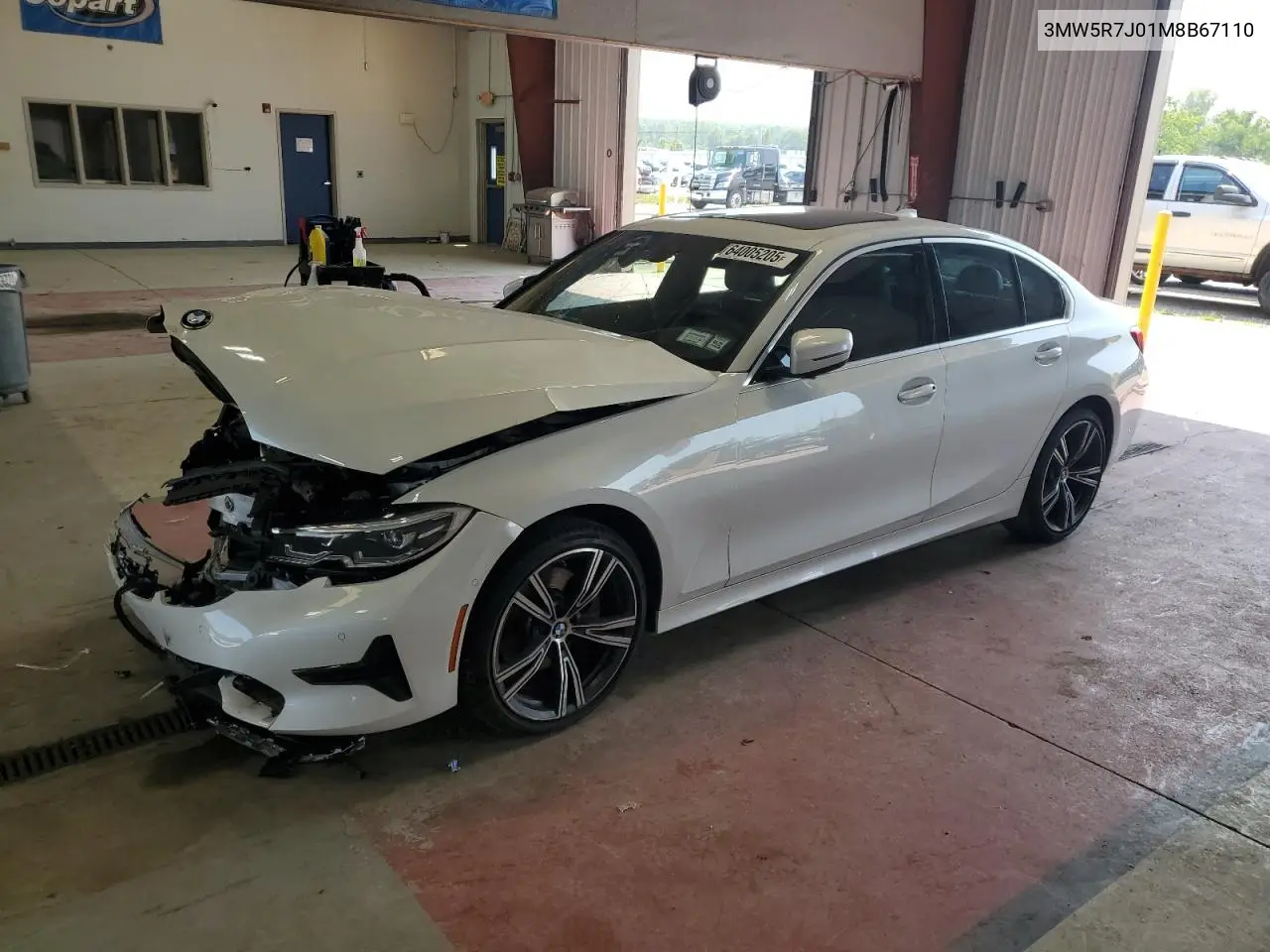 2021 BMW 330Xi VIN: 3MW5R7J01M8B67110 Lot: 64005205